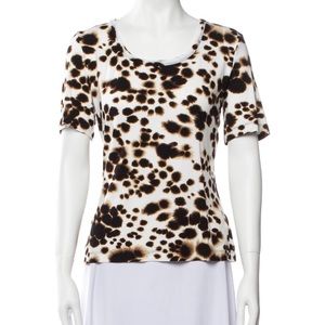 St. John scoop neck t-shirt